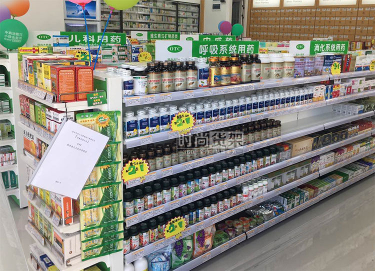 藥店貨架設計_藥店貨架陳列