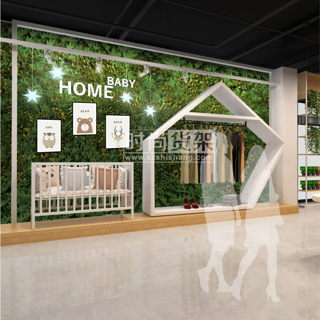 母嬰店設計圖_母嬰店效果圖